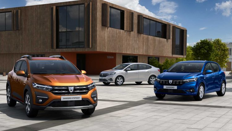 Sandero Stepway, Logan e Sandero 2021 [divulgação]