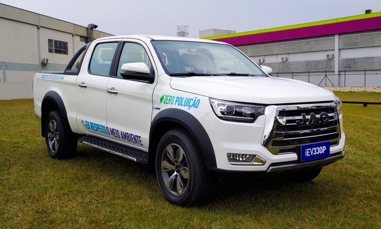 JAC iEV330P: a primeira picape elétrica do Brasil [divulgação]