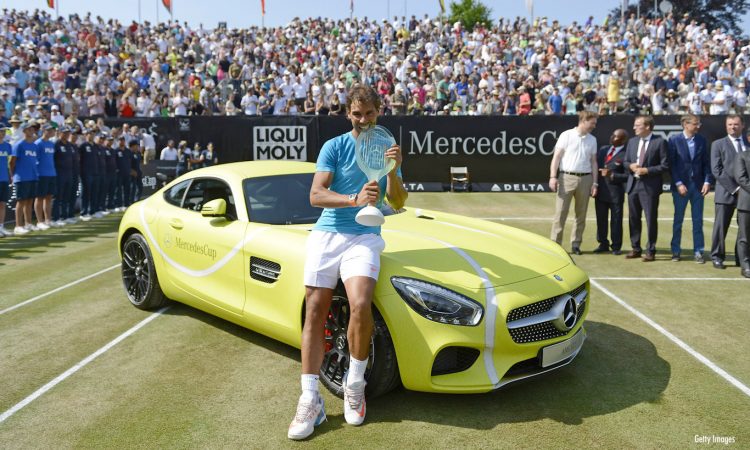 Mercedes-AMG GT que Rafael Nadal ganhou em 2015 [divulgação]