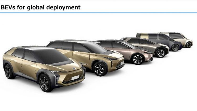 Linha de elétricos da Toyota antecipada por conceitos [divulgação]