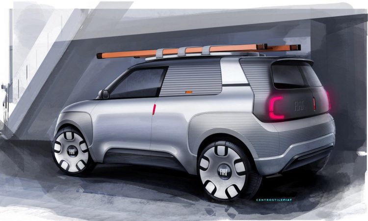 Fiat Centoventi [divulgação] Uno Mille escada no teto