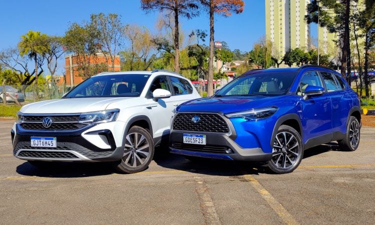 Toyota Corolla XRX Hybrid vs Volkswagen Taos Highline [Auto+ / João Brigato]