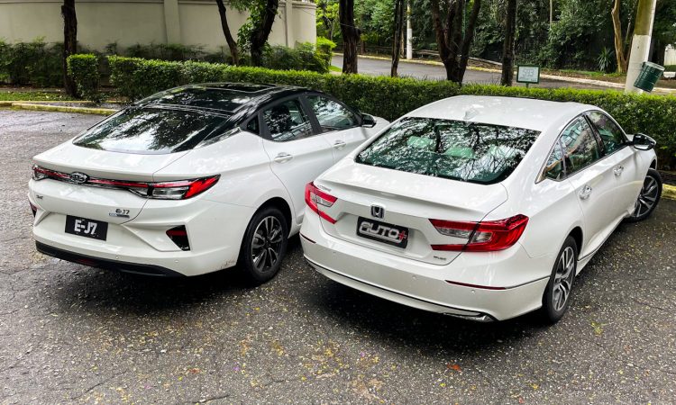 JAC E-J7 vs Honda Accord [Auto+ / João Brigato]