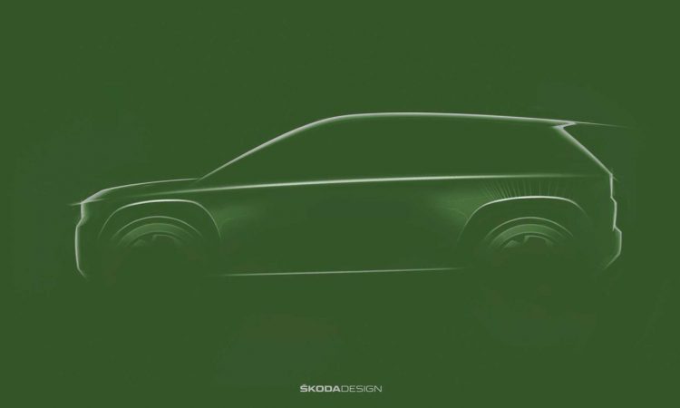 Teaser elétrico Skoda [divulgação]
