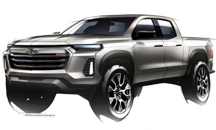 Chevrolet Colorado / S10 2024 designs rejeitados [divulgação]