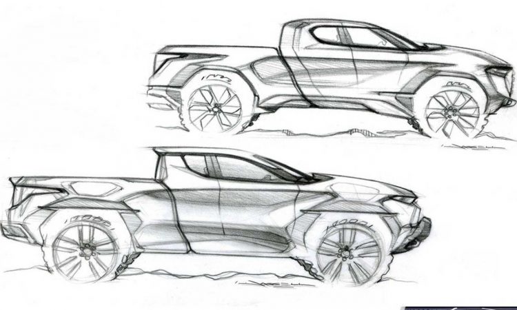 Chevrolet Colorado / S10 2024 designs rejeitados [divulgação]