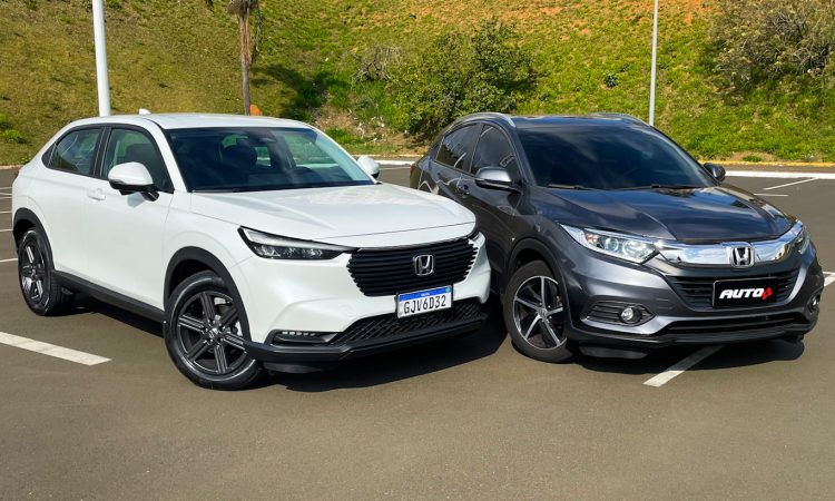 Honda HR-V 2023 vs HR-V 2021 [Auto+ / João Brigato]