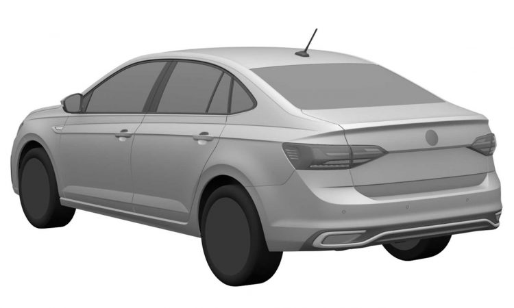 Patente do novo VW Virtus [reprodução]