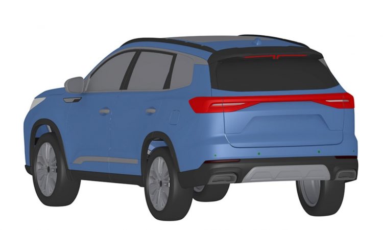 Chery Tiggo 8 Pro patenteado [divulgação]