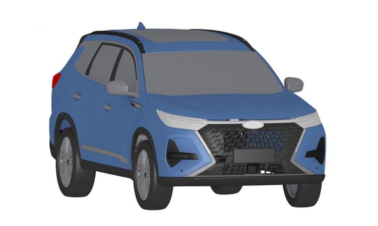Chery Tiggo 8 Pro patenteado [divulgação]