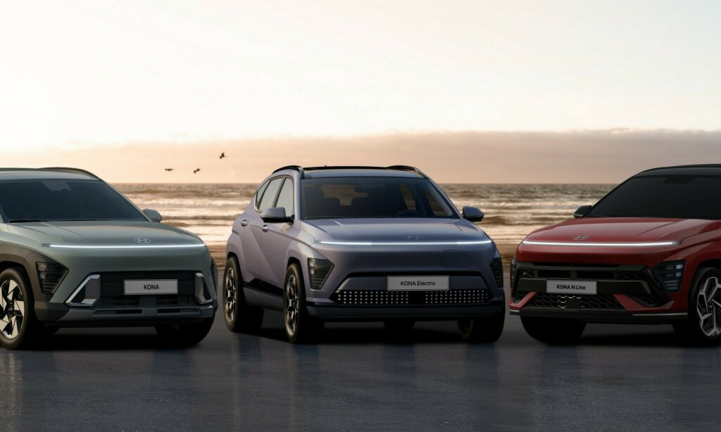 Hyundai Kona, Kona Electric e Kona N Line [divulgação]