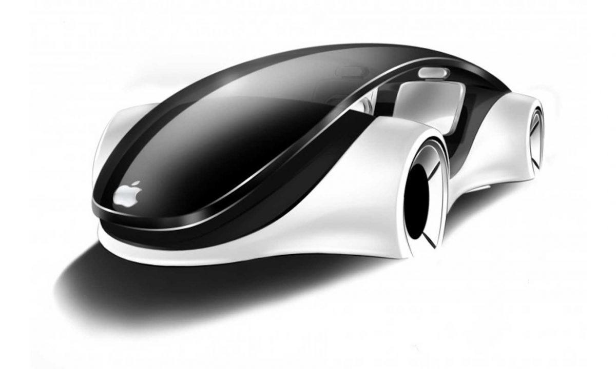 Projeção do carro elétrico da Apple [reprodução]