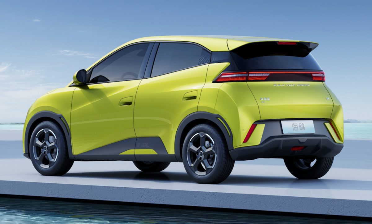 Imagem mostra BYD Seagull (Dolphin Mini) que terá pacote ADAS / Assistentes de condução