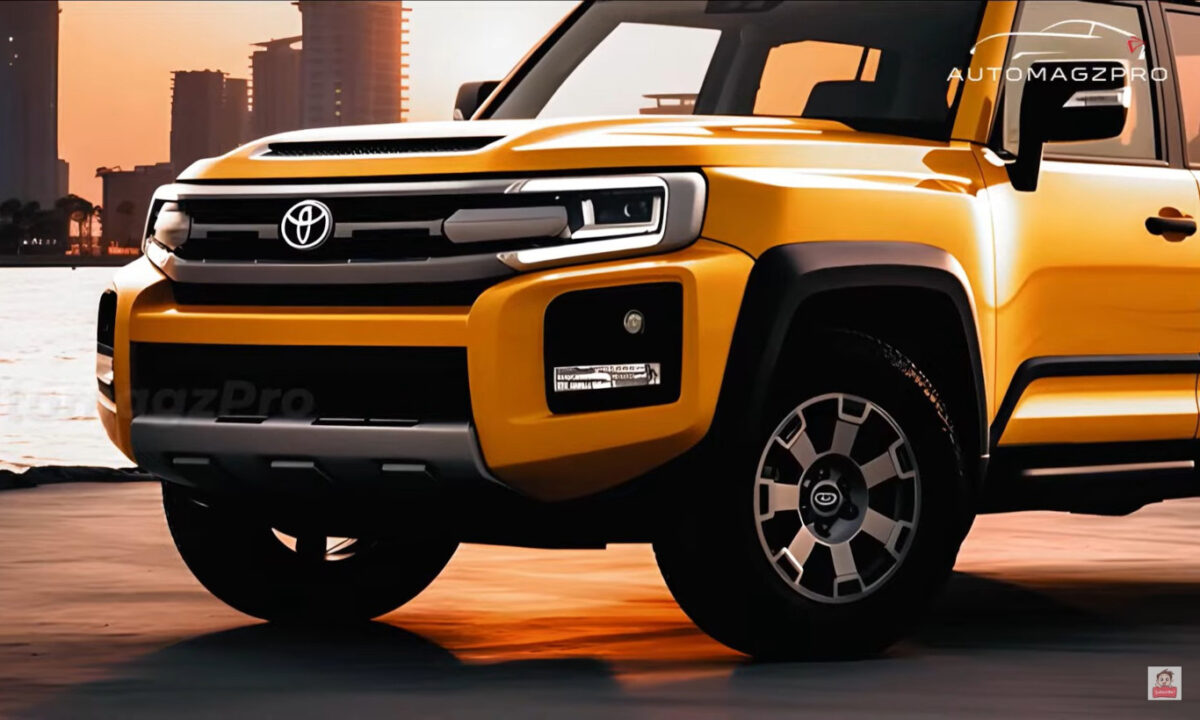 Projeção do novo SUV da Toyota [reprodução]