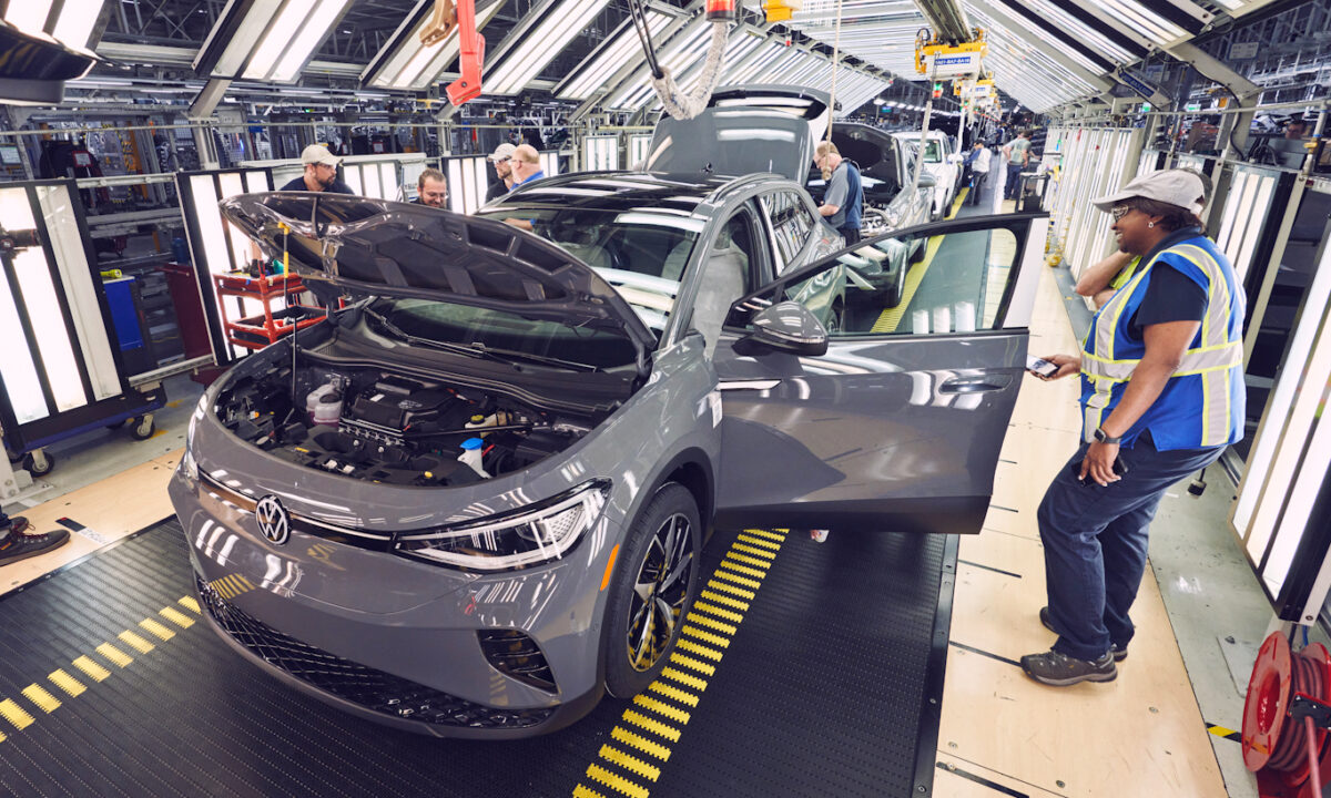 Fábrica da Volkswagen em Chattanooga, EUA [divulgação]