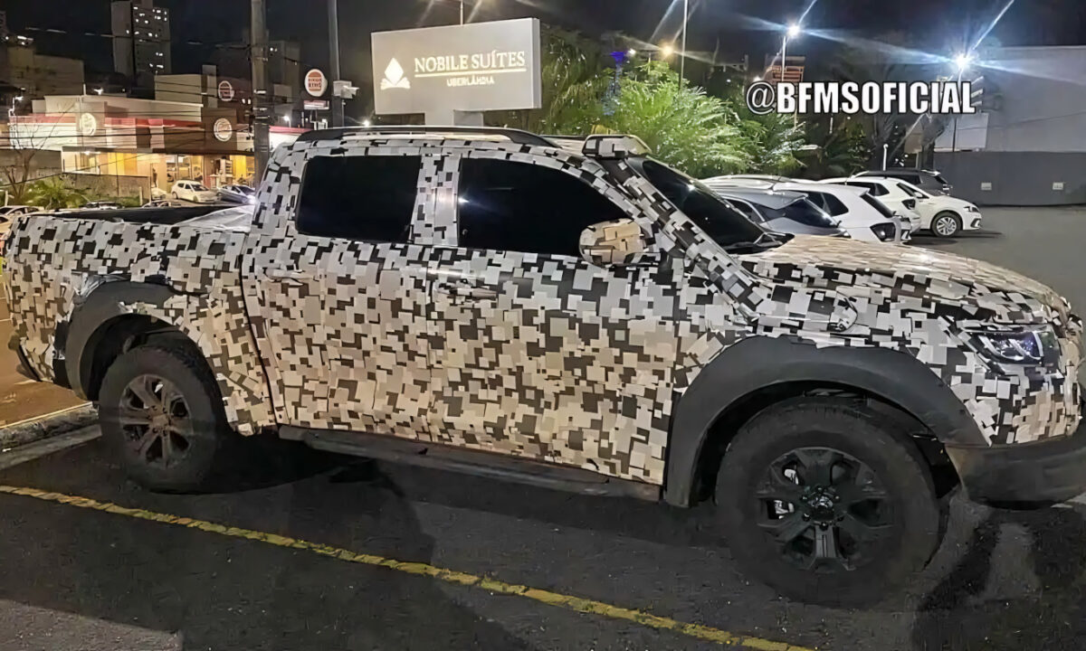 GWM Poer em testes no Brasil [reprodução/@bmfsoficial]