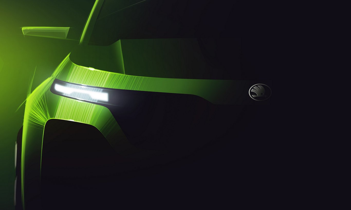 Novo SUV Skoda - teaser [divulgação]