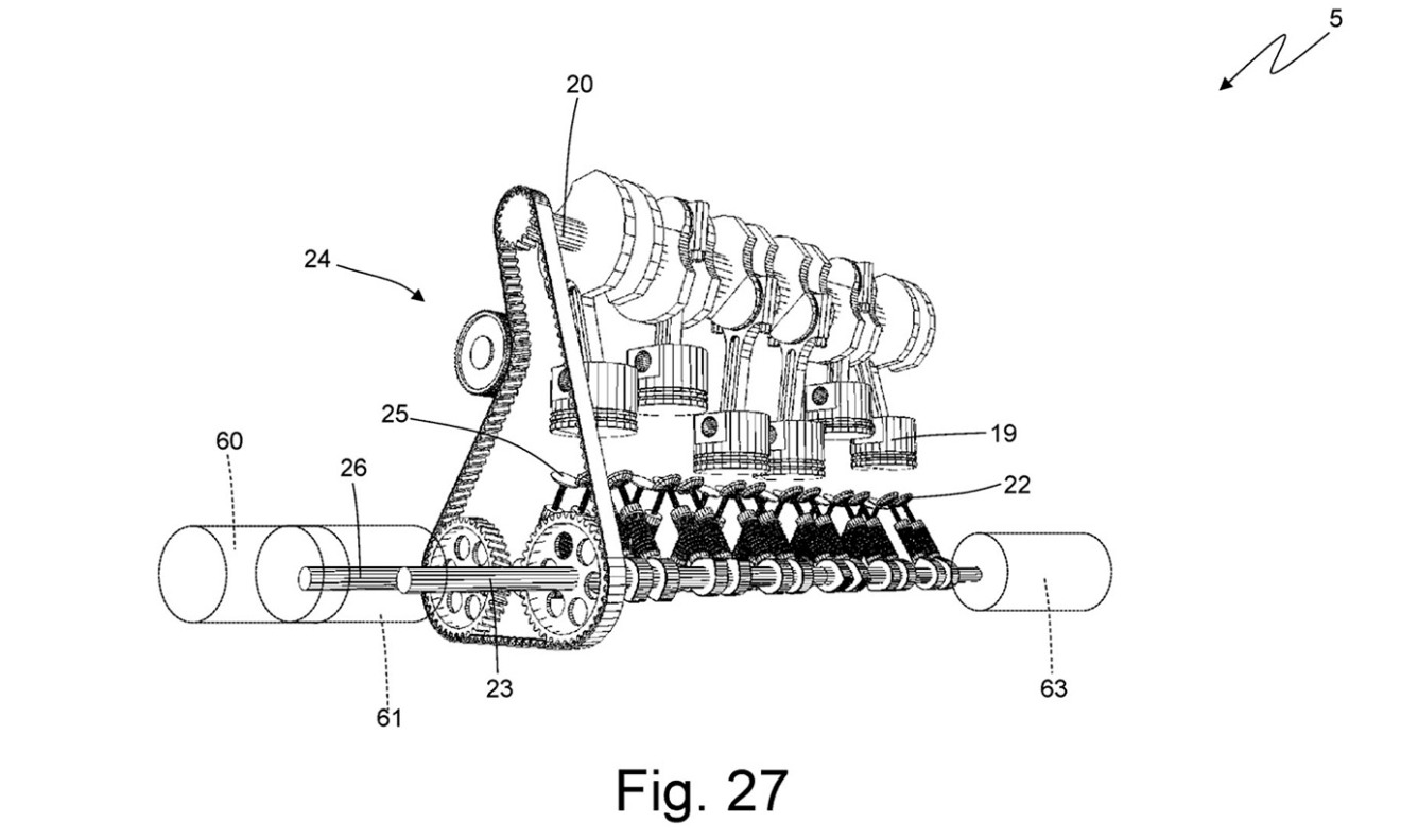 Patente do motor Ferrari [divulgação]