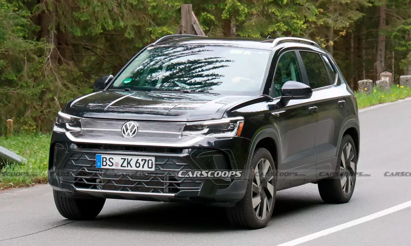 VW Taos reestilizado [reprodução/CarScoops]