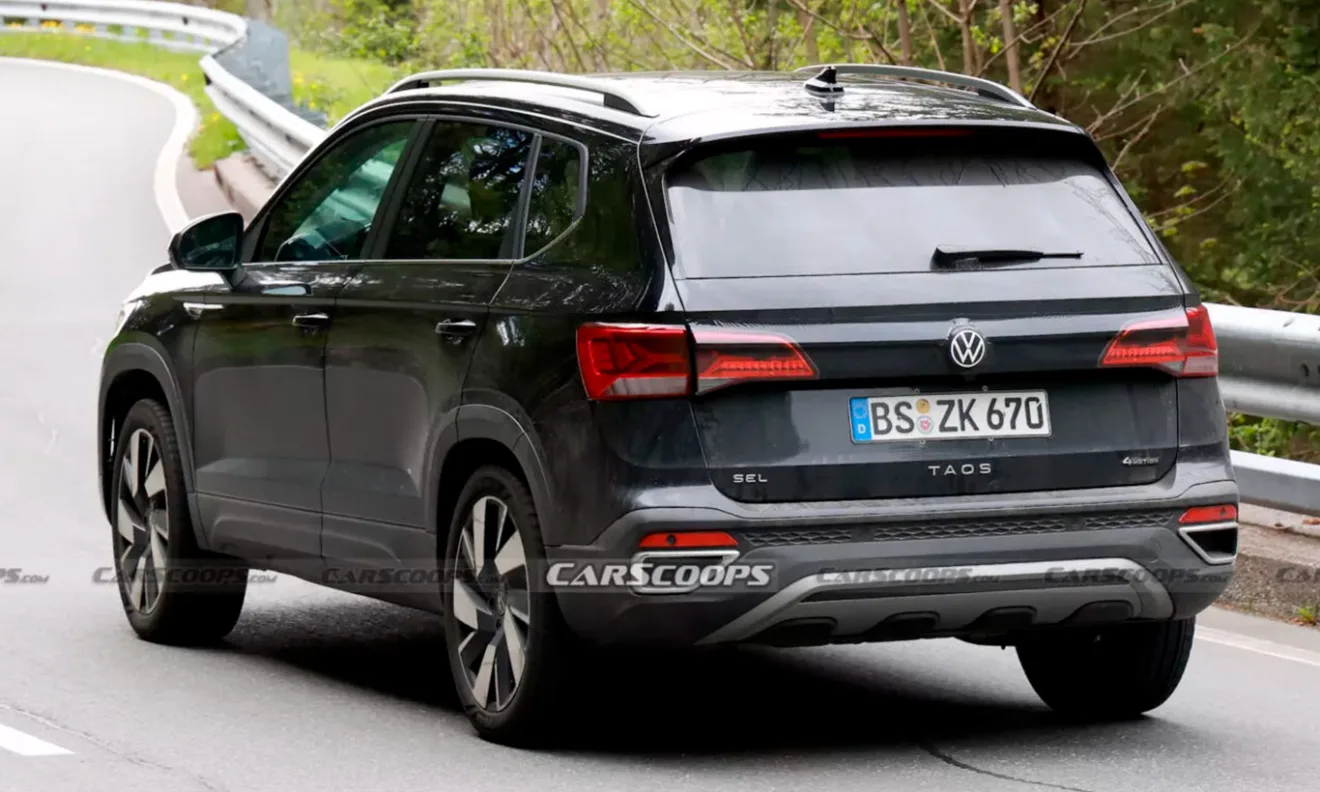 VW Taos reestilizado [reprodução/CarScoops]