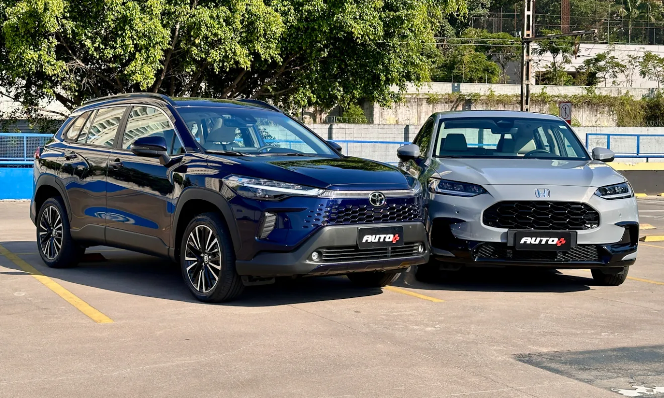 Toyota Corolla Cross XRX vs Honda ZR-V Touring [Auto+ / João Brigato]