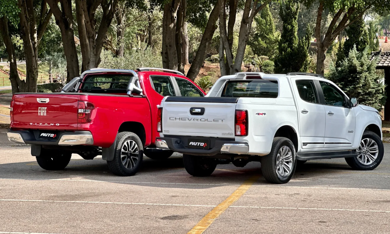 Chevrolet S10 High Country e Fiat Titano Ranch [Auto+ / João Brigato]