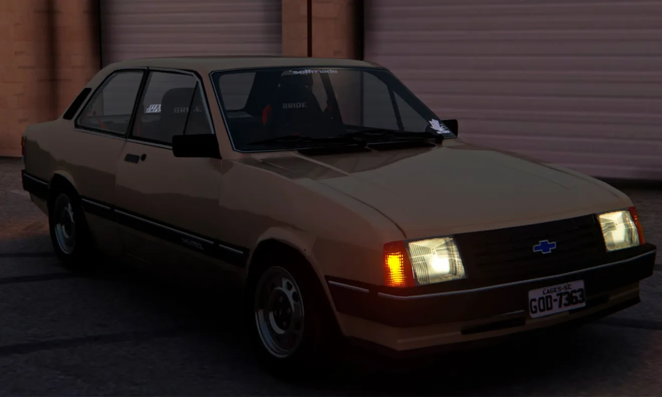 Chevrolet Chevette no Assetto Corsa [reprodução]