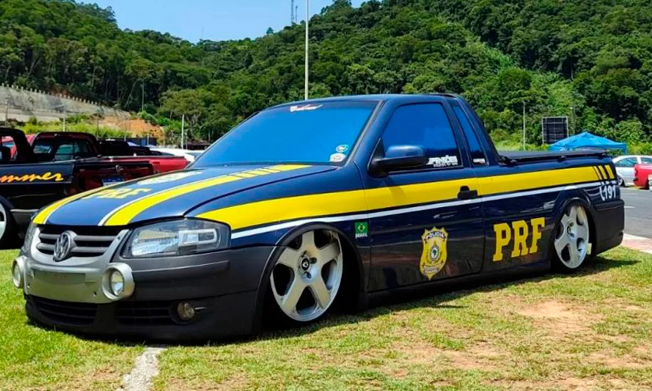 VW Saveiro da PRF [divulgação]