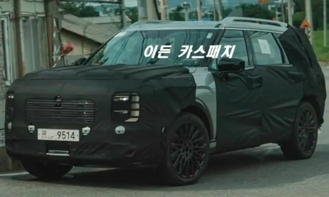 Flagra do Hyundai Palisade [reprodução/The Korean Car Blog]