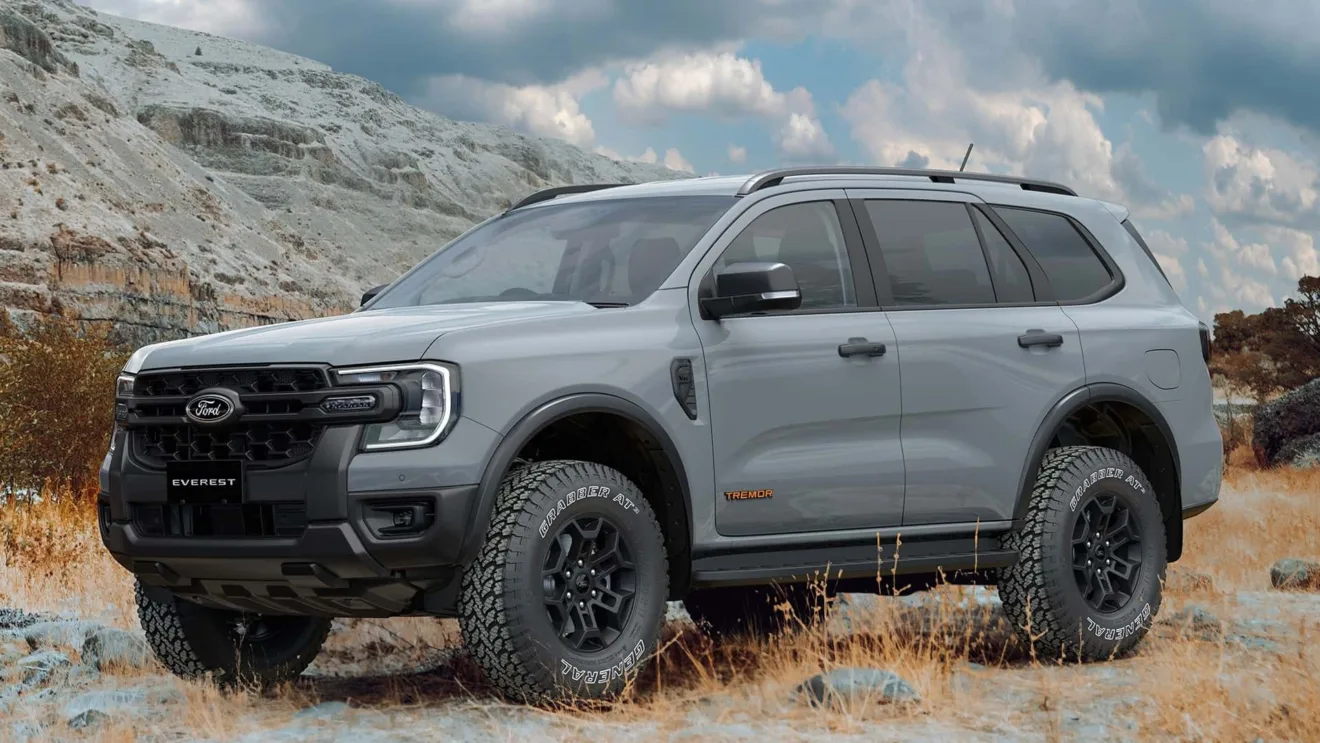 Ford Everest - Imagem mostra lateral do SUV da Ranger