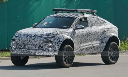 Flagra Audi Q6 Sportback e-tron [reprodução/CarScoops]