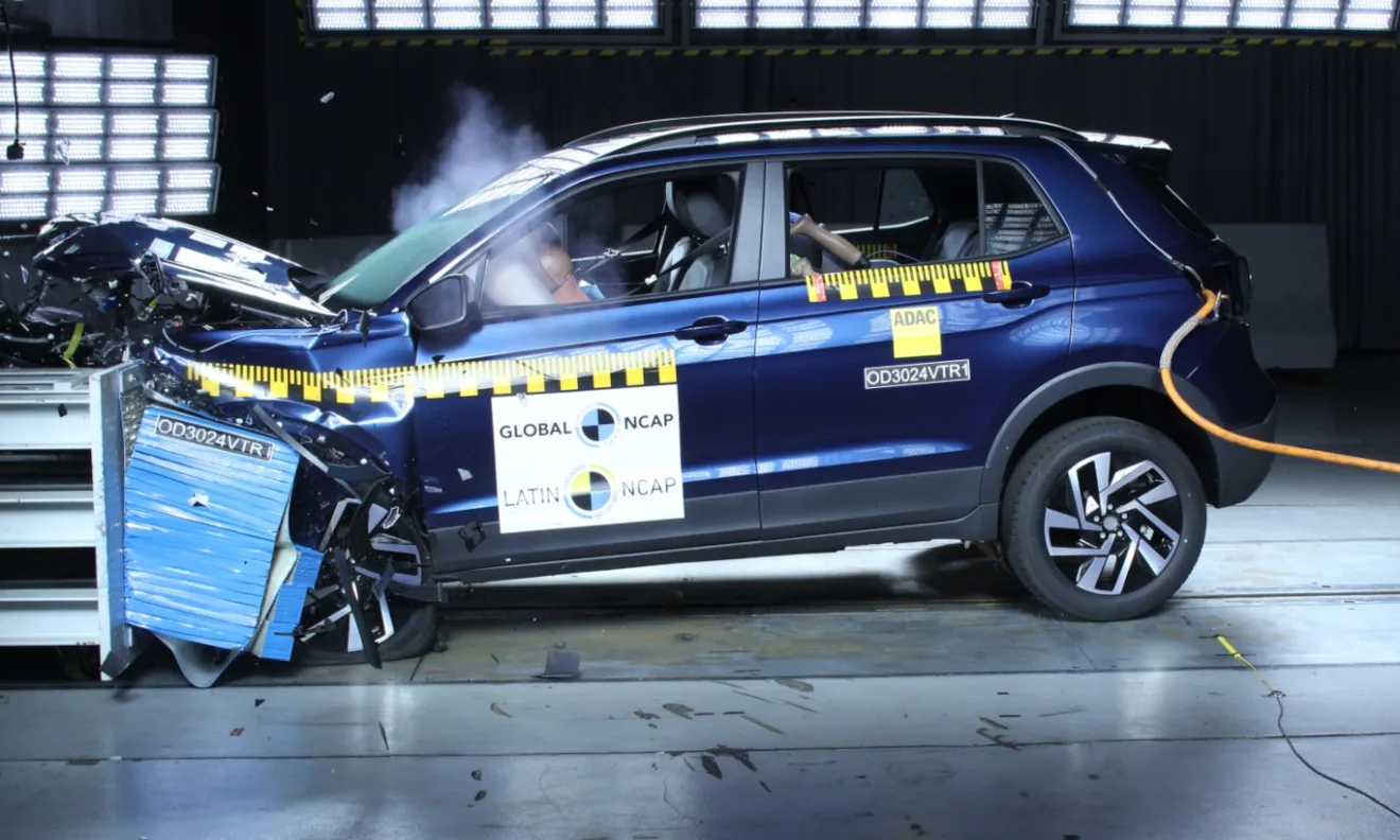 Volkswagen T-Cross Latin NCAP [divulgação]