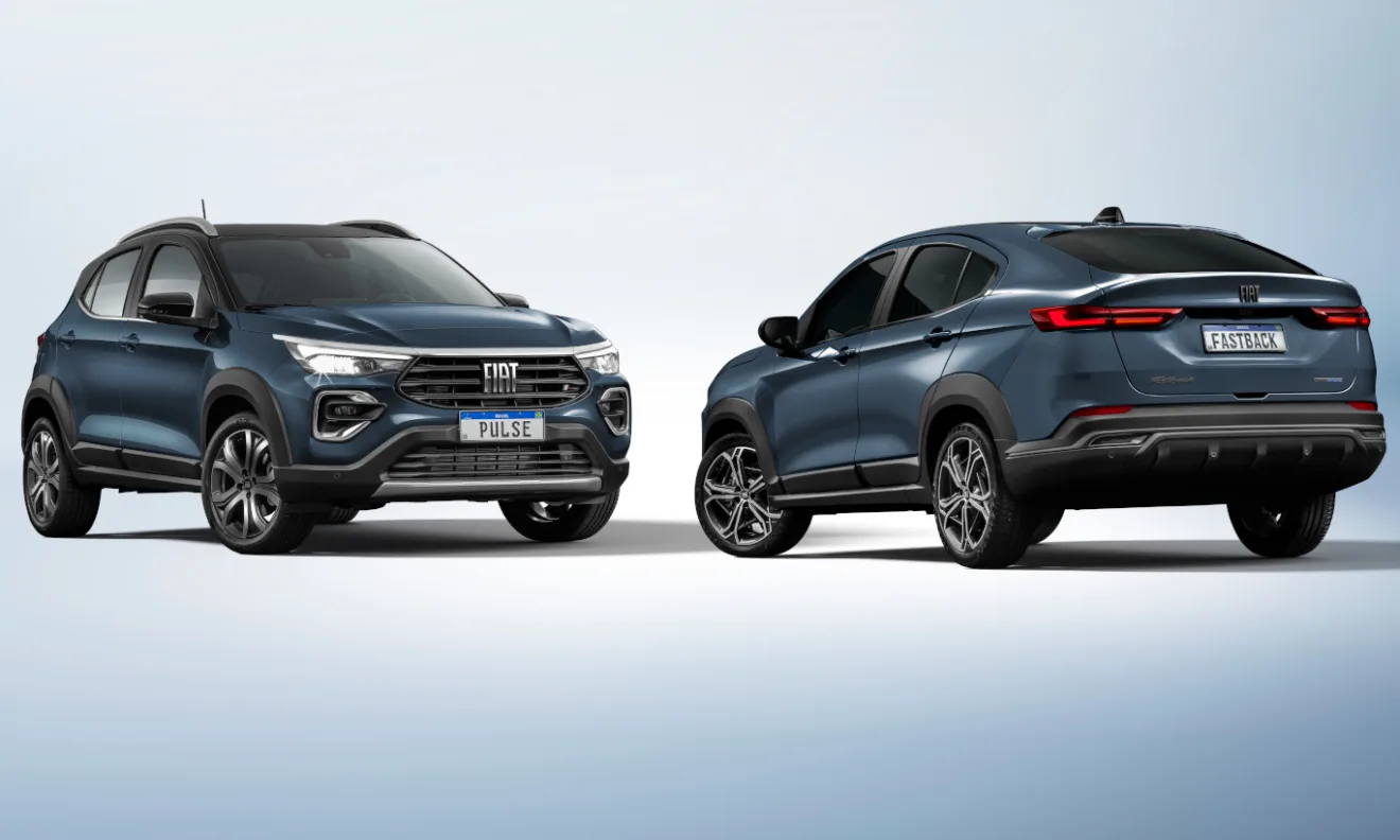 Fiat Pulse e Fastback híbridos [divulgação]