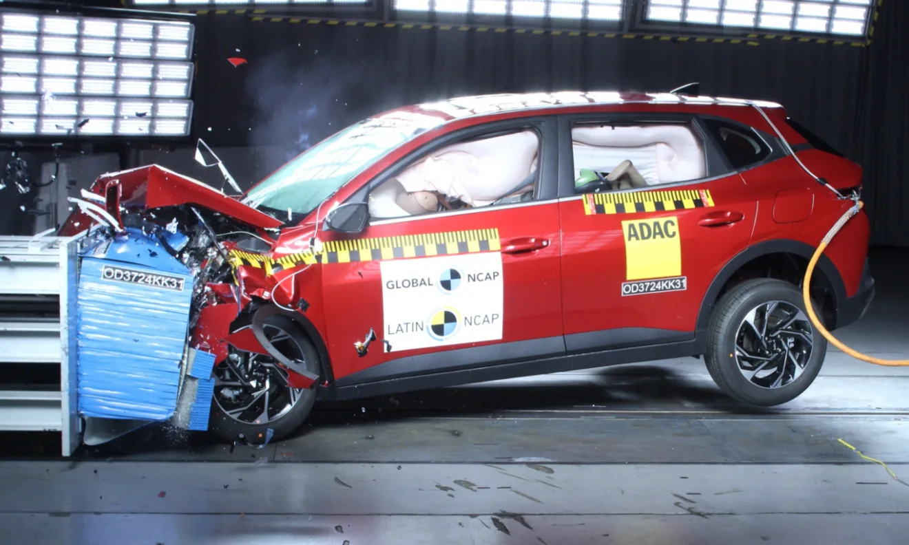 Kia K3 no Latin NCAP [divulgação]