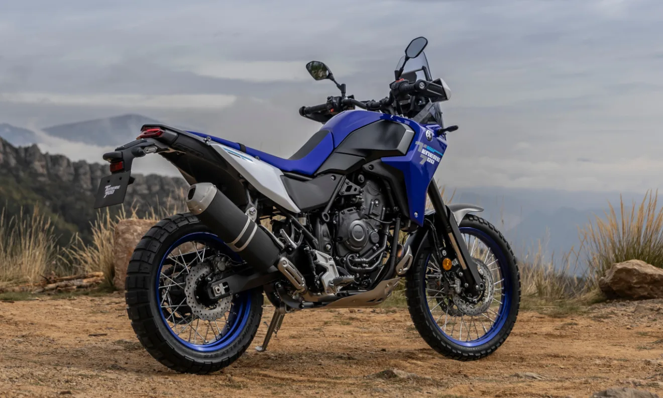 Yamaha Ténéré 700 de nova geração em ação