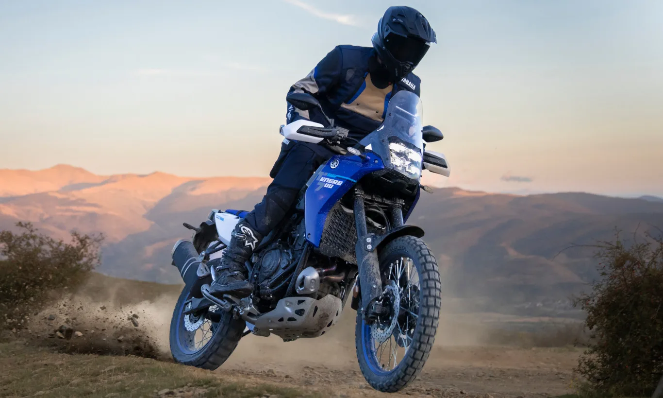 Yamaha Ténéré 700 de nova geração em ação