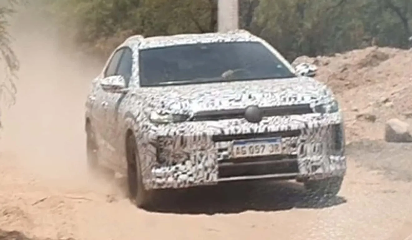 Volkwagen Tera camuflado é visto na Argentina