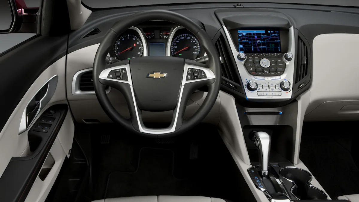 interior of the second generation Chevrolet Equinox