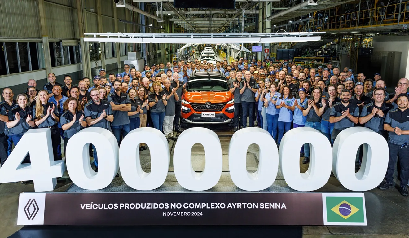 Renault alcança 4 milhões de veículos produzidos no Brasil