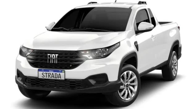 Imagem mostra uma das versões mais vendidas da Fiat Strada - Freedom CS