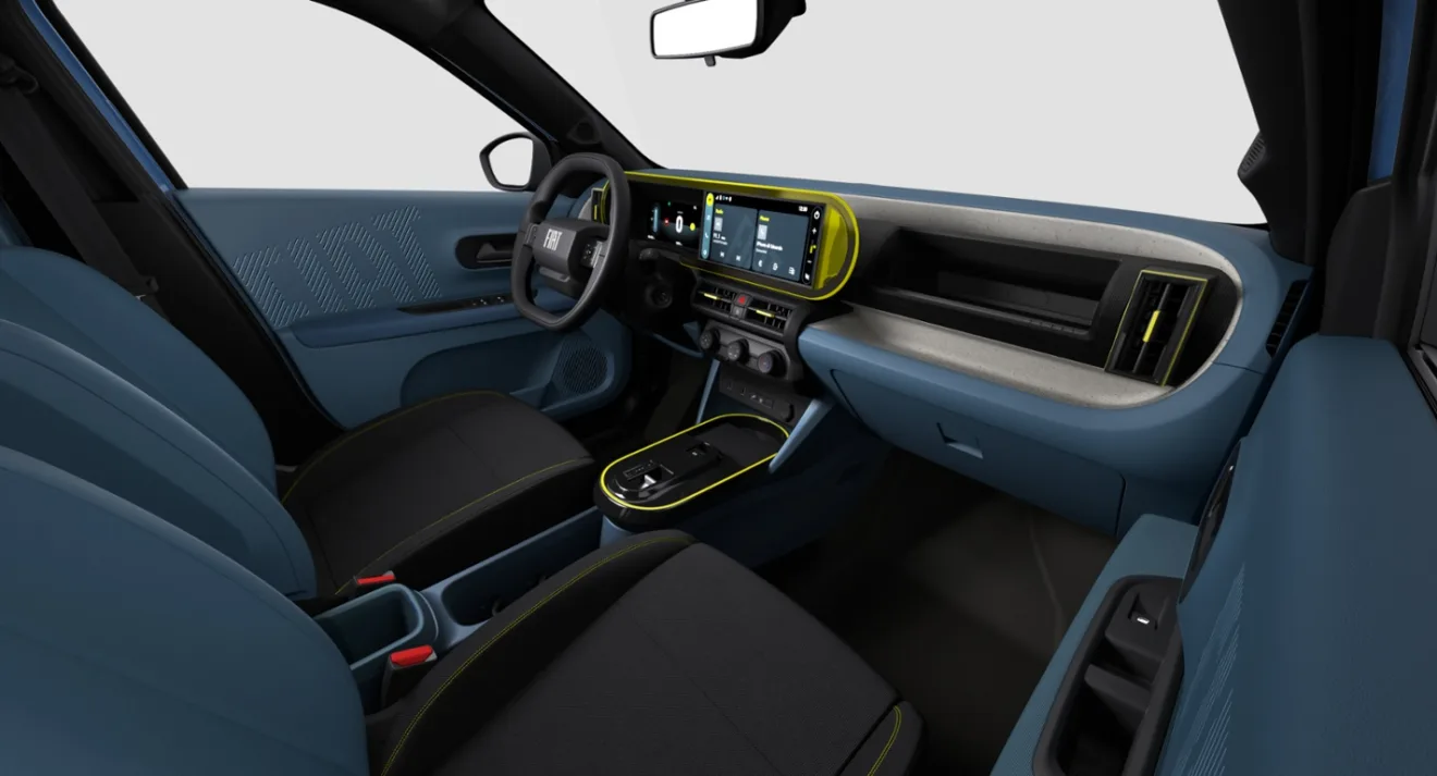 Interior do Fiat Grande Panda Icon