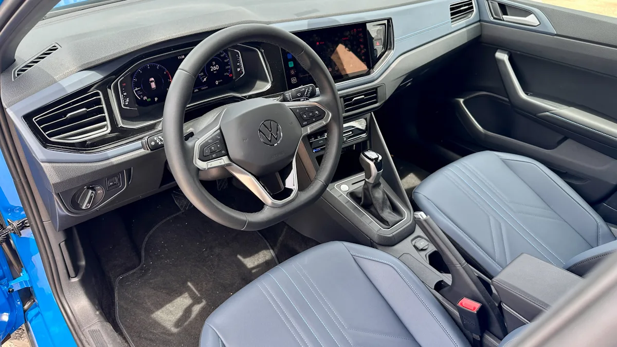 interior do Volkswagen nivus