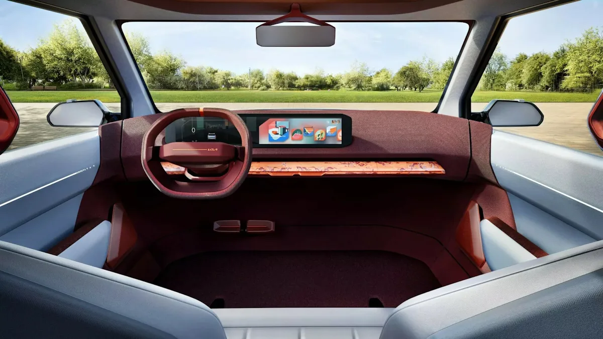 interior do kia ev2