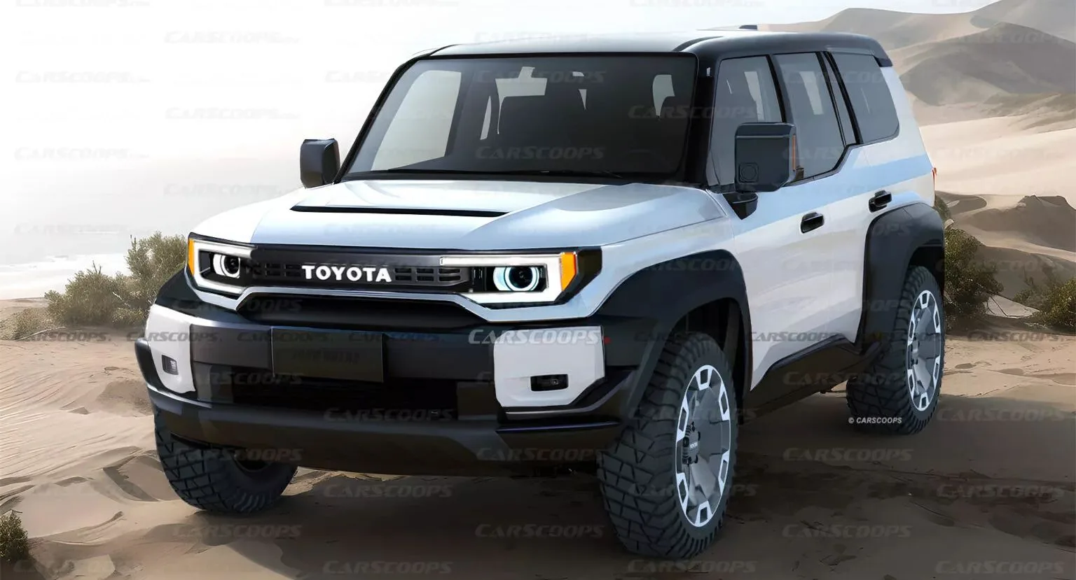 Projeção do novo SUV da Toyota