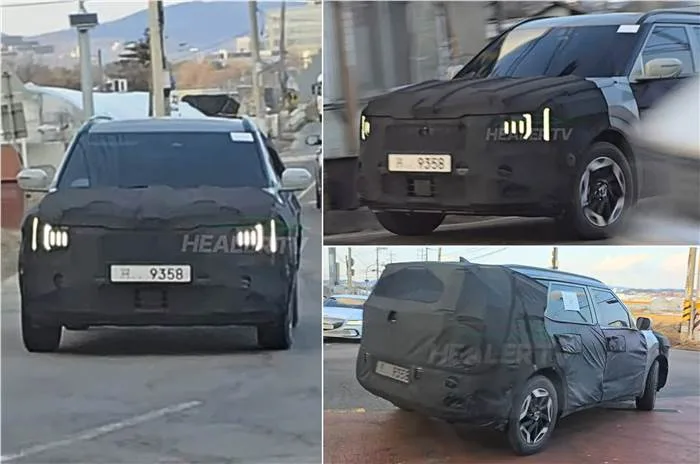 Montagem com partes camufladas de preto do novo Kia Seltos