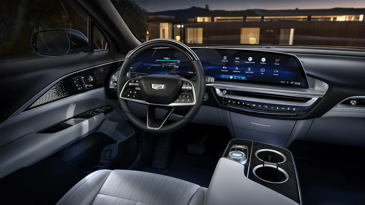 interior do Cadillac Lyriq