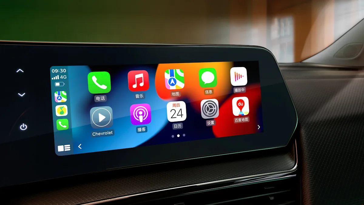 central multimídia com Apple CarPlay do Chevrolet Tracker 2026