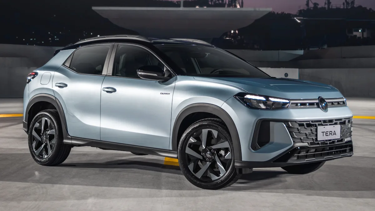 Volkswagen Tera prata lunar de lateral na sapucaí