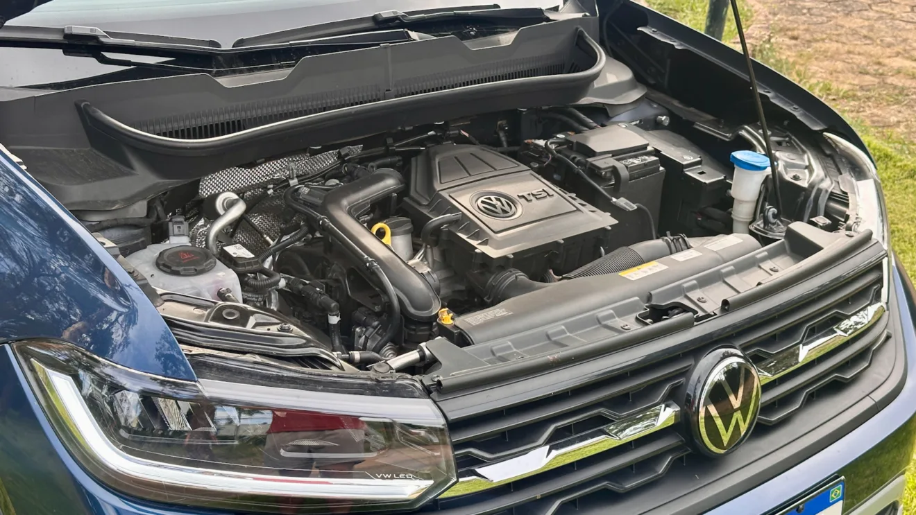 motor 1.0 turbo do Volkswagen T-Cross comfortline