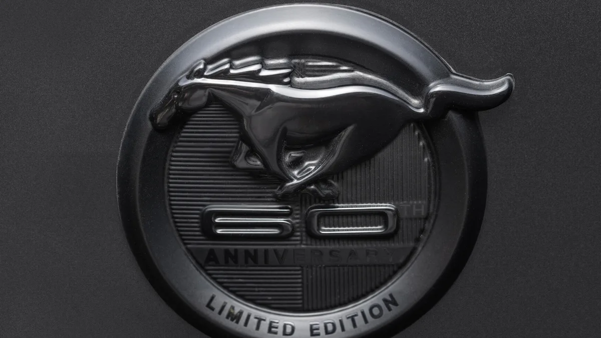 emblema da coluna do mustang manual
